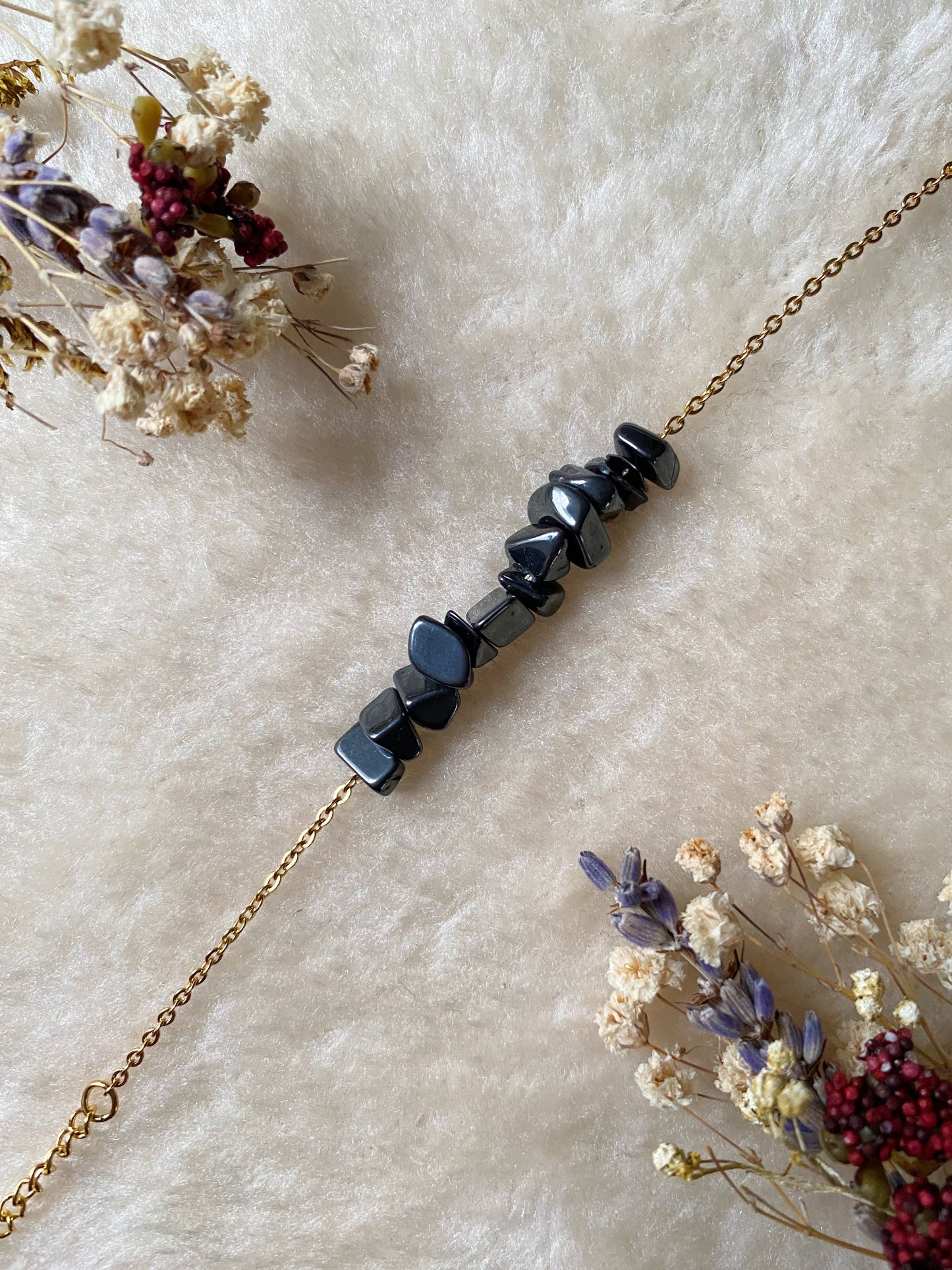 Bracelet Basique - Hématite
