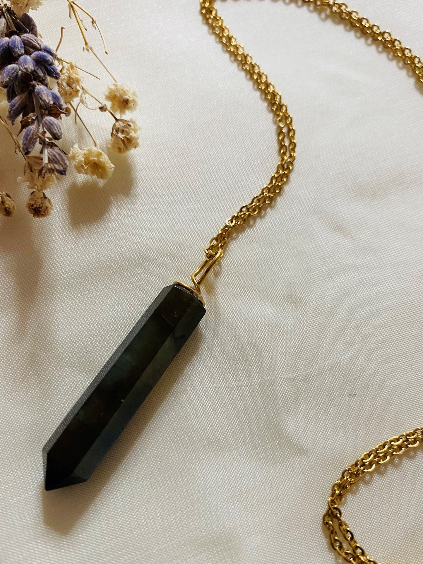Sautoir Nout - Labradorite
